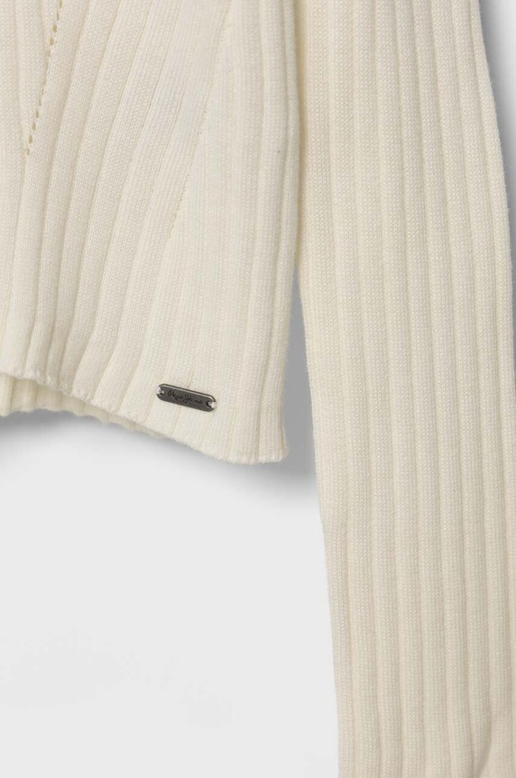 Dziewczynka Pepe Jeans sweter dziecięcy PG701069 beżowy