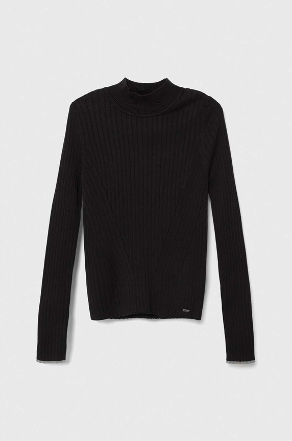 Pepe Jeans pulover copii uni negru PG701069