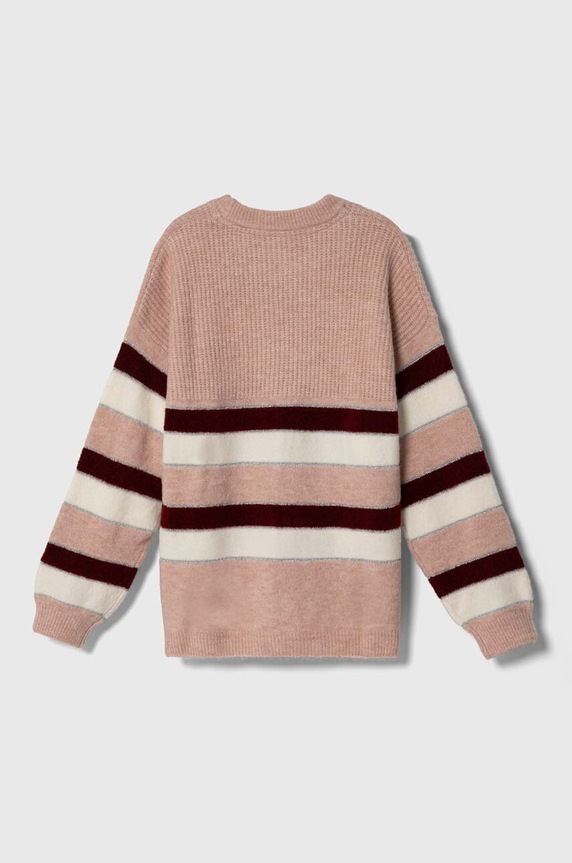 Πουλόβερ με προσθήκη μαλλιού Pepe Jeans PG701073 μπορντό AW23