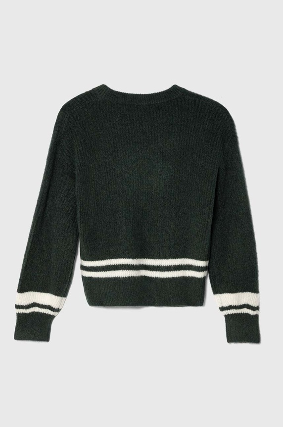 Дитячий светр з домішкою вовни Pepe Jeans PG701068 зелений AW23
