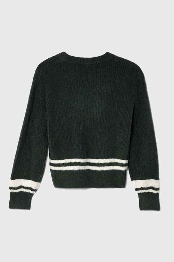 Дитячий светр з домішкою вовни Pepe Jeans PG701068 зелений AW23