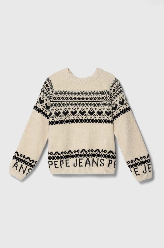 Pepe Jeans sweter dziecięcy pozostałe beżowy PG701066