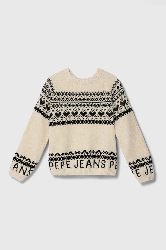 Pepe Jeans sweter dziecięcy pozostałe beżowy PG701066