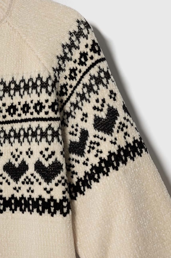 Dziewczynka Pepe Jeans sweter dziecięcy PG701066 beżowy