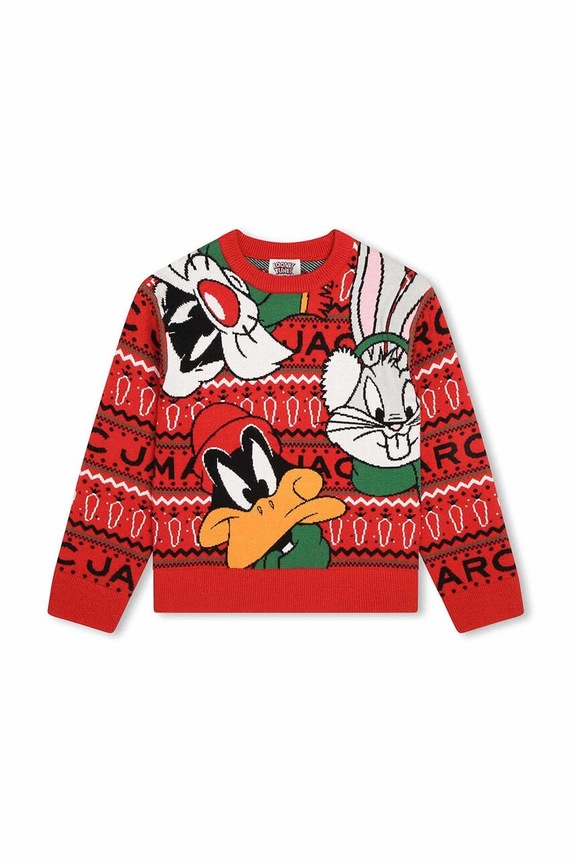 Marc Jacobs sweter dziecięcy pozostałe czerwony W25629.156