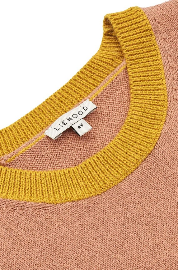 Αγορίστικα Παιδικό βαμβακερό πουλόβερ Liewood LW17245 πορτοκαλί