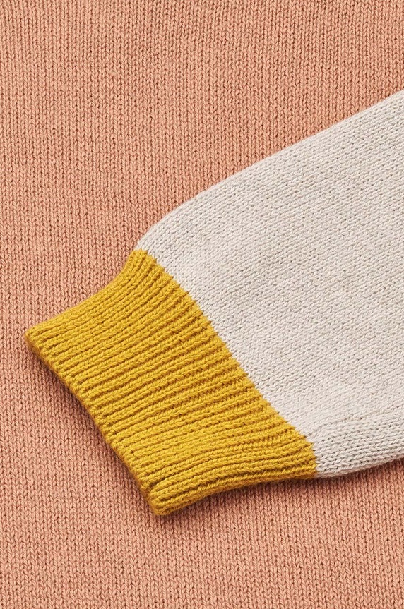 Παιδικό βαμβακερό πουλόβερ Liewood πορτοκαλί LW17245