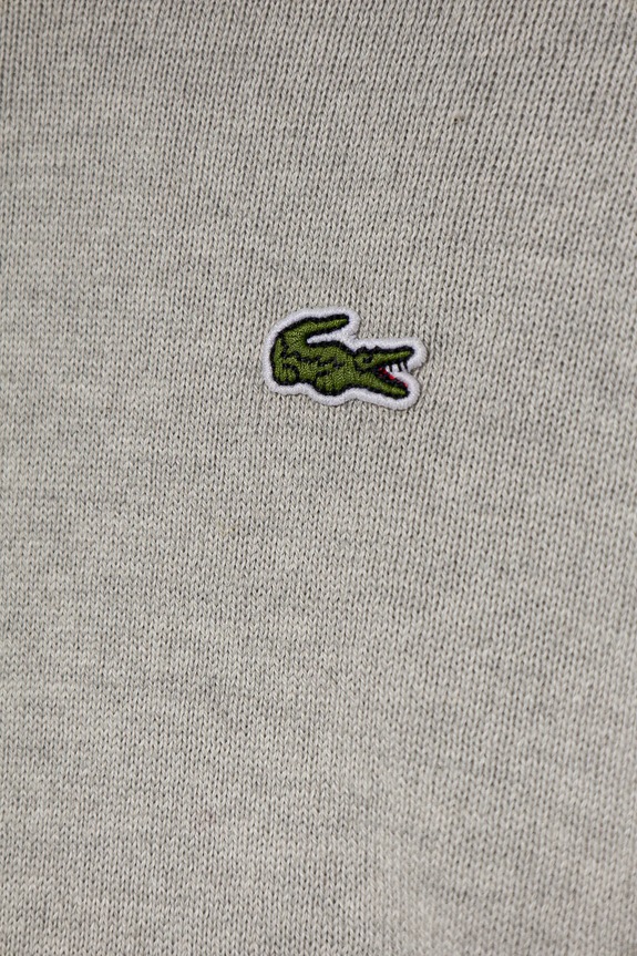 Băieți Lacoste pulover pentru copii din amestec de lana AJ1121 gri