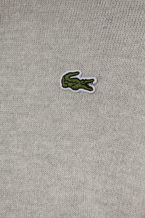 Băieți Lacoste pulover pentru copii din amestec de lana AJ1121 gri