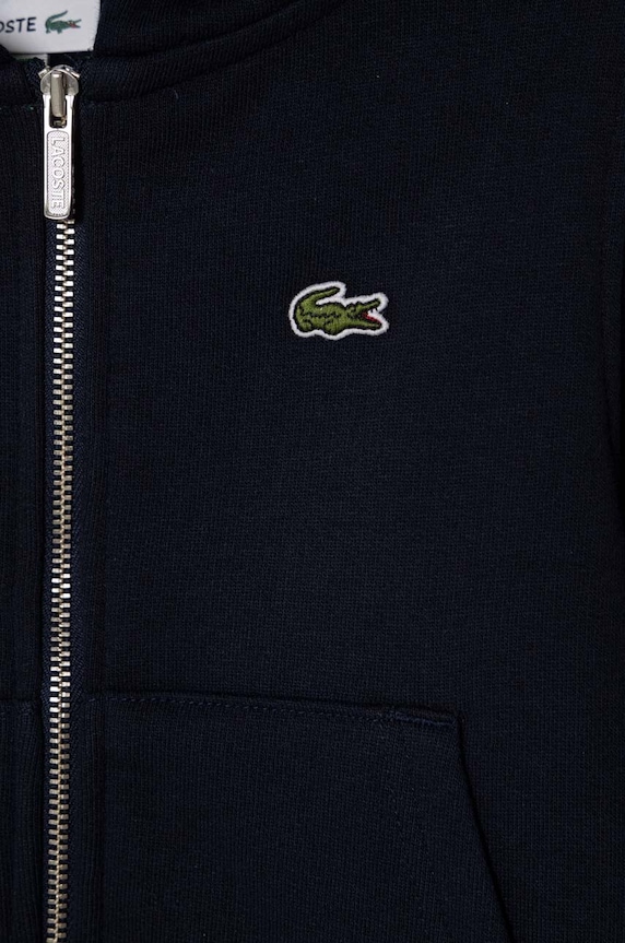 Κοριτσίστικα Παιδική βαμβακερή μπλούζα Lacoste SJ9723 σκούρο μπλε