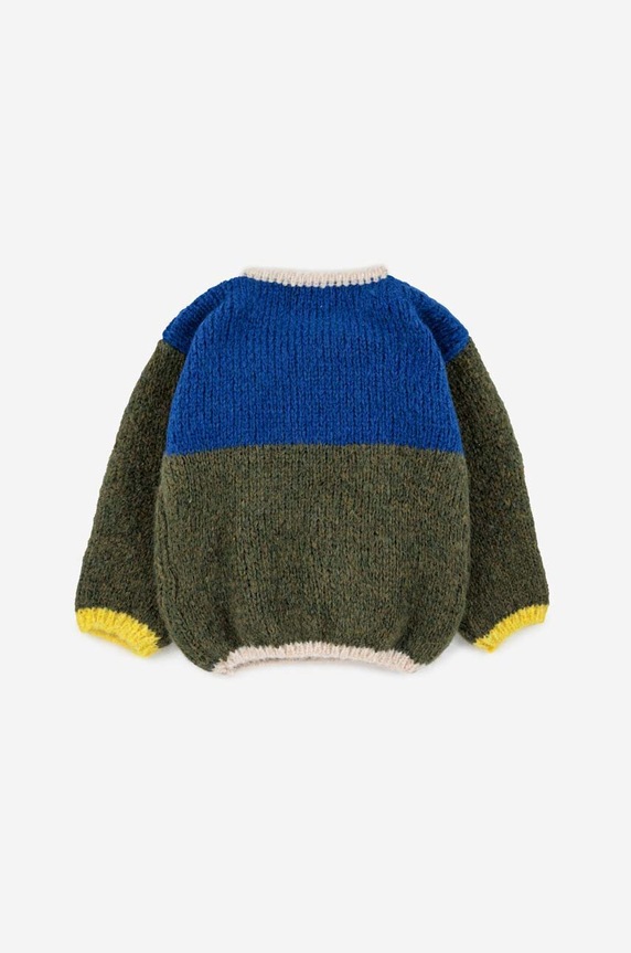 Băieți Bobo Choses pulover bebe 223AB096 verde