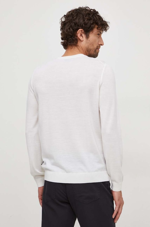 Îmbrăcăminte BOSS pulover de lână Leno-P 50468239 bej