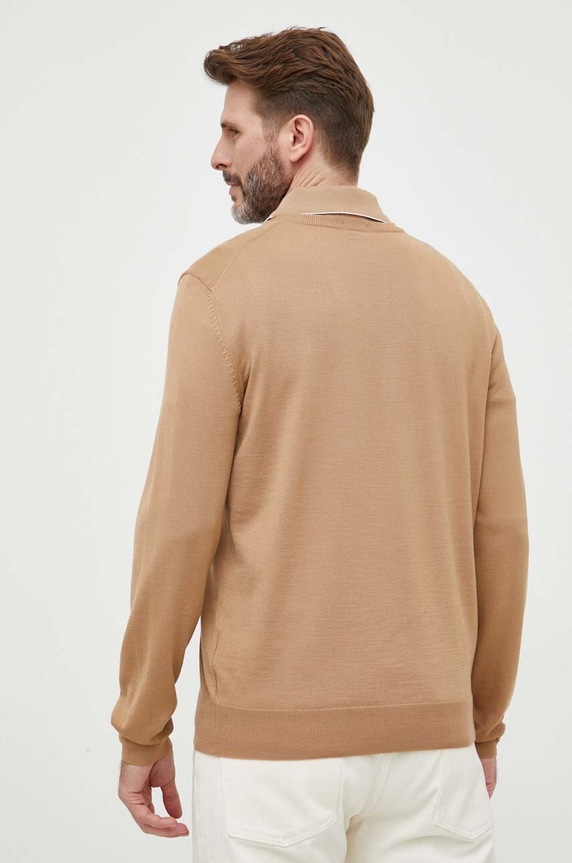 Odzież BOSS sweter wełniany Baram-L 50476363 beżowy