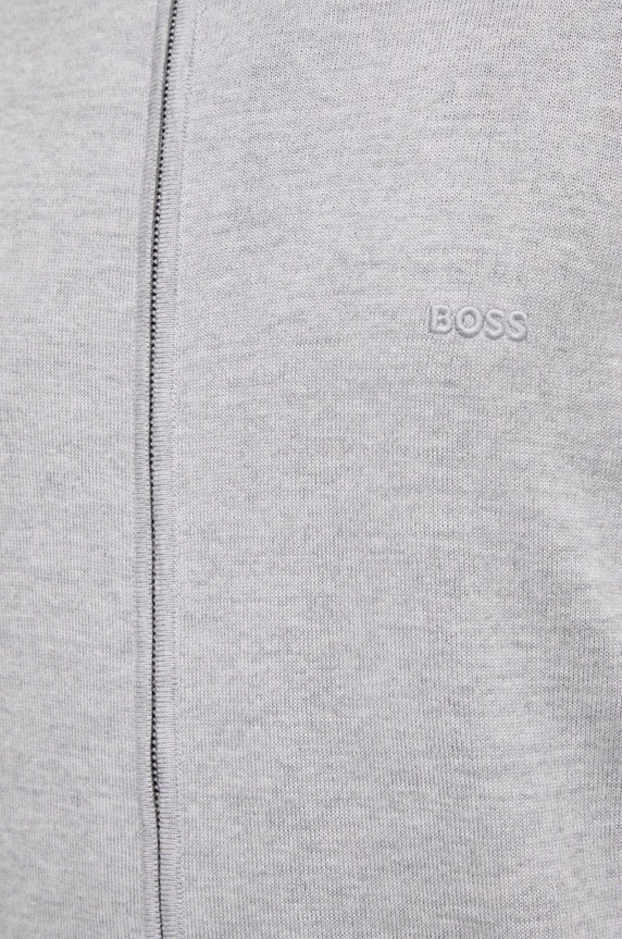 BOSS kardigan wełniany Balonso-L szary 50476347