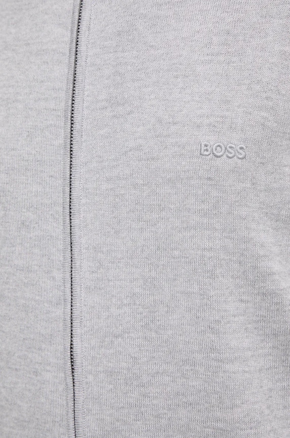 BOSS kardigan wełniany Balonso-L szary 50476347