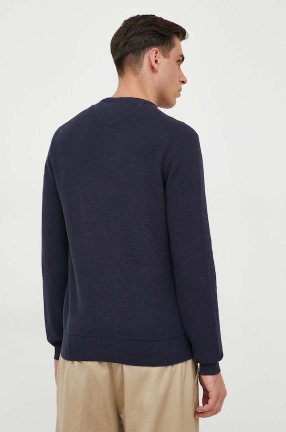 Odzież Polo Ralph Lauren sweter bawełniany 710918163 granatowy