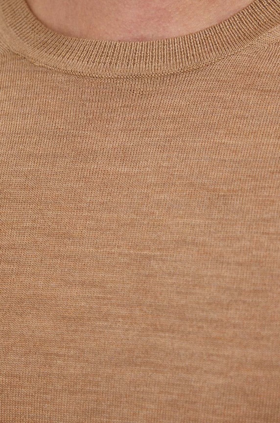 Michael Kors gyapjú pulóver CR1601Y7AP bézs