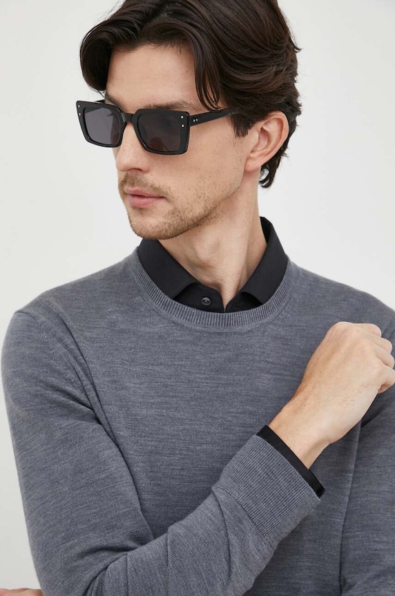 Michael Kors gyapjú pulóver szürke CR1601Y7AP