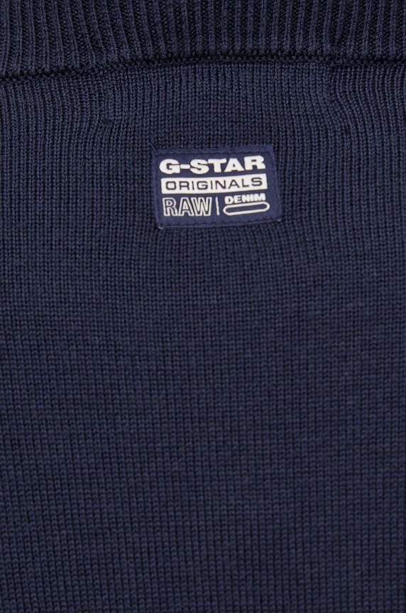 Vlněný svetr G-Star D21931.B692 námořnická modř