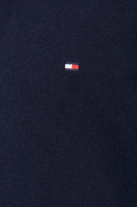 Tommy Hilfiger kardigán kasmír keverékből MW0MW28050 sötétkék