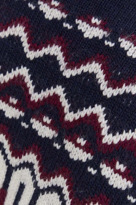 Superdry sweter z domieszką wełny M6110528A.4BL granatowy