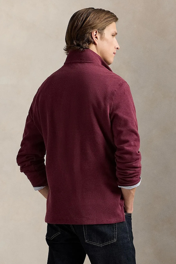 Polo Ralph Lauren cotton sweatshirt 710671929 maroon AW25