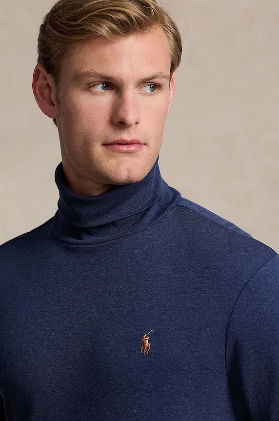 Ρούχα Βαμβακερό πουλόβερ Polo Ralph Lauren 710760126 σκούρο μπλε