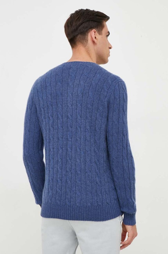 Ruházat Polo Ralph Lauren kasmír pulóver 710876728 kék