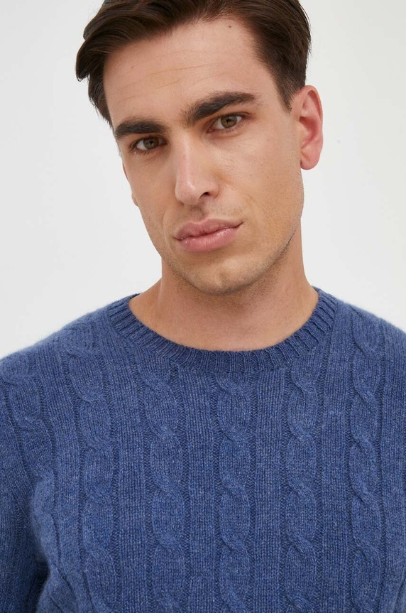 Polo Ralph Lauren kasmír pulóver kék 710876728