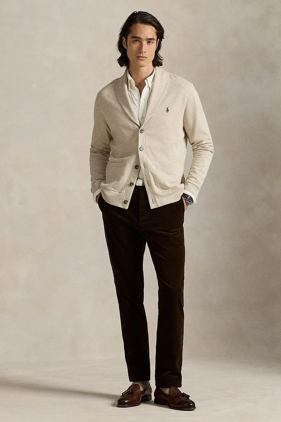 Abbigliamento Polo Ralph Lauren cardigan 710877008 beige
