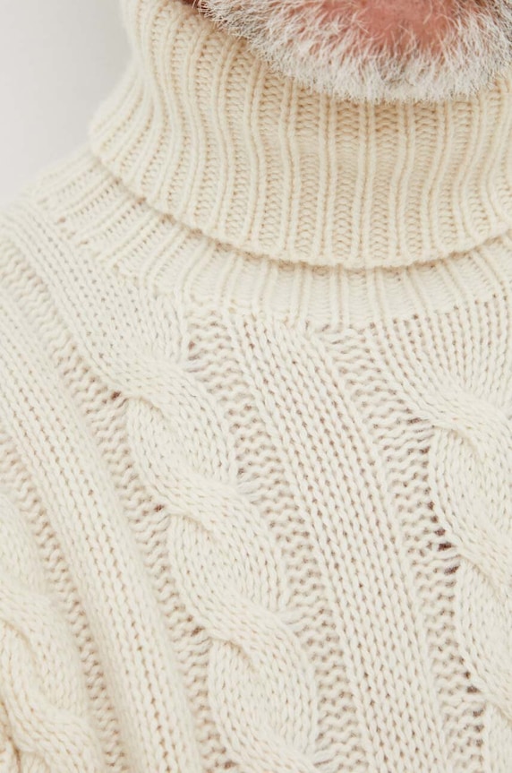 Polo Ralph Lauren maglione in lana 710917035 beige