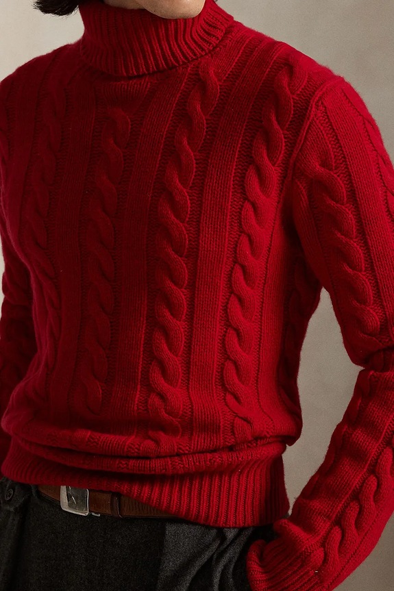 Abbigliamento Polo Ralph Lauren maglione in lana 710917035 rosso