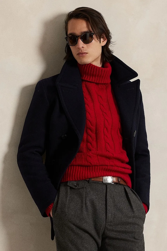 Polo Ralph Lauren maglione in lana 710917035 rosso