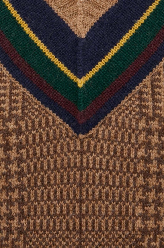 Polo Ralph Lauren gyapjú pulóver 710917160 bézs