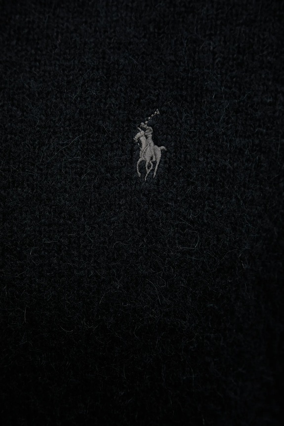 Polo Ralph Lauren sweter wełniany 710918805 czarny