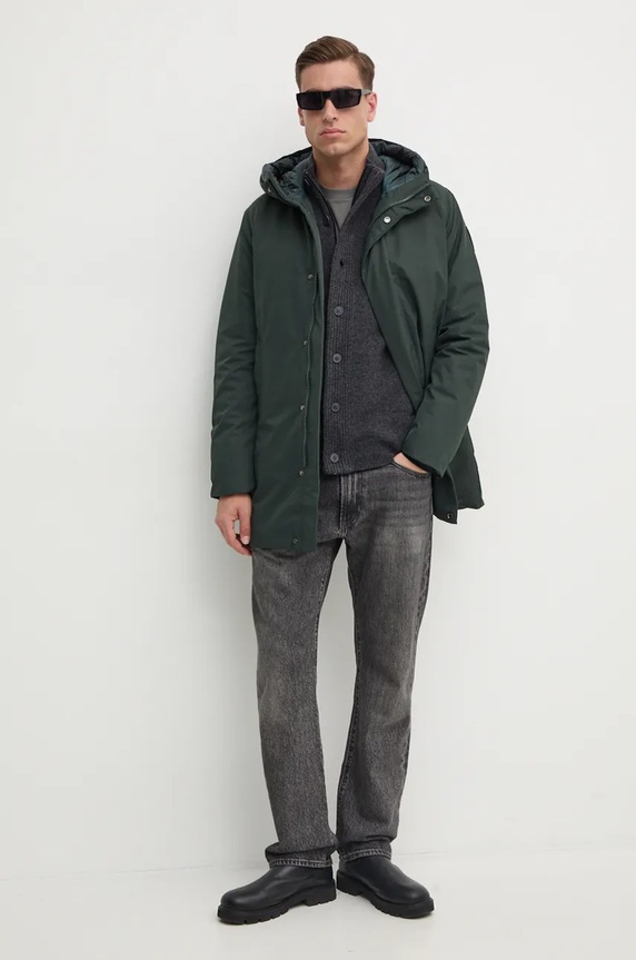 Barbour kardigan wełniany MKN0731 szary AA00