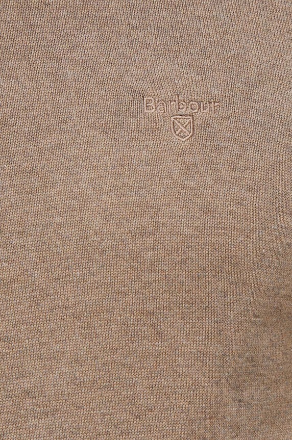 Памучен пуловер Barbour Essentials MKN0932 бежов