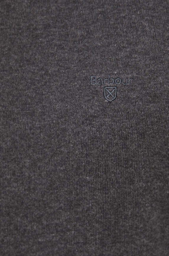 Barbour sweter bawełniany Essentials MKN0932 szary