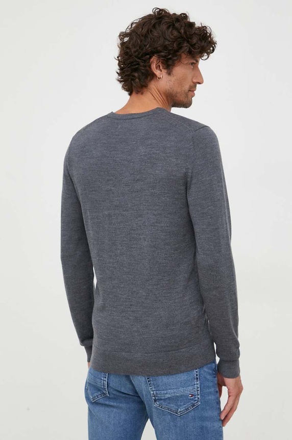Oblečenie Vlnený sveter Calvin Klein K10K109474 sivá
