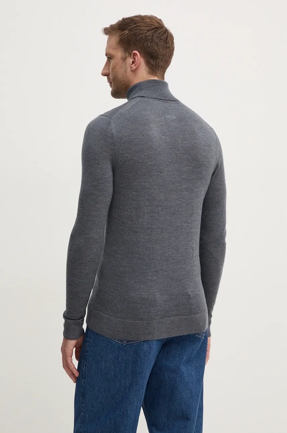 Oblečenie Vlnený sveter Calvin Klein K10K110420 sivá