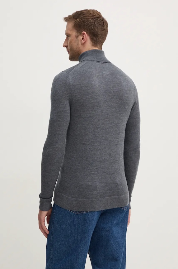 Oblečenie Vlnený sveter Calvin Klein K10K110420 sivá