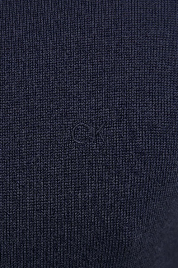 Vlnený sveter Calvin Klein K10K110423 tmavomodrá