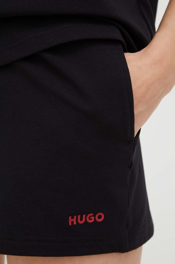 HUGO szorty lounge czarny 50490596