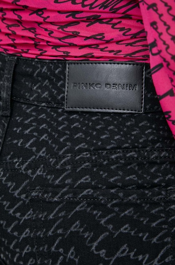 Pinko szorty jeansowe czarny 101727.A14T