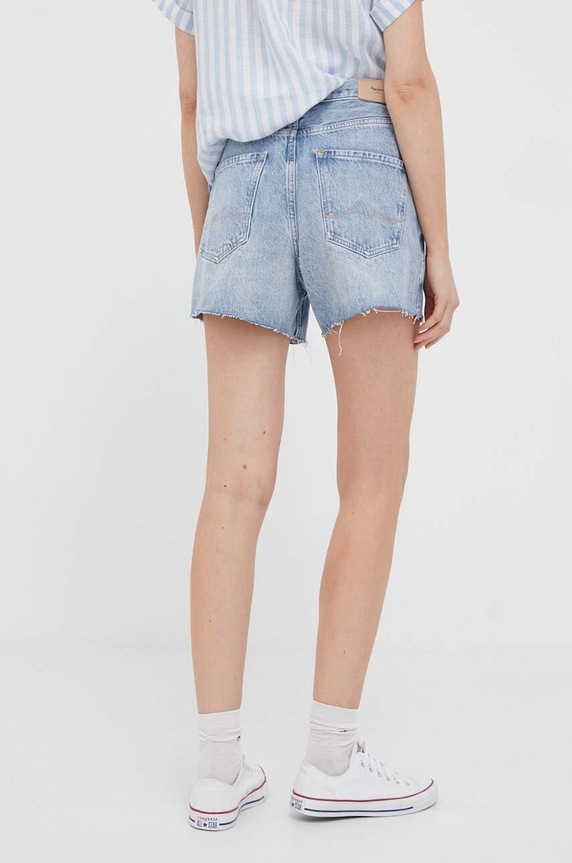 Odzież Pepe Jeans szorty jeansowe RACHEL PL801001PF0.000 niebieski