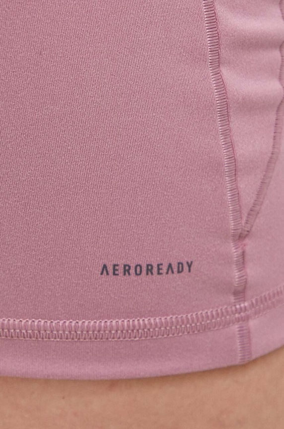 adidas Performance jóga rövidnadrág Studio IJ6843 rózsaszín