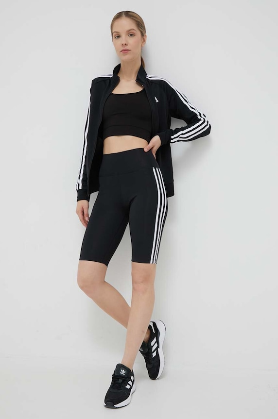 Kratke hlače adidas Originals Adicolor Classics High-Waisted Short Tights IB7414 crna AW23