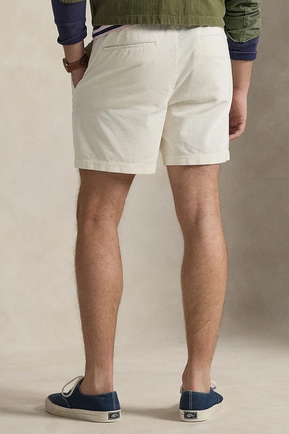 Polo Ralph Lauren corduroy shorts 710800214 white SS26