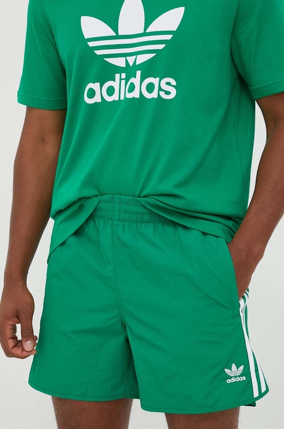 adidas Originals rövidnadrág nyomtatásos zöld IM4424