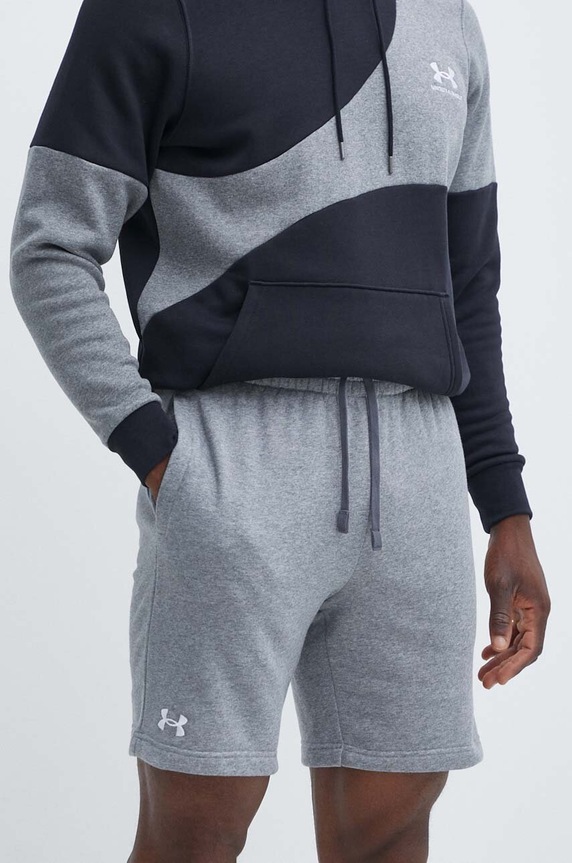Σορτς Under Armour πλεκτό ύφασμα γκρί 1379779
